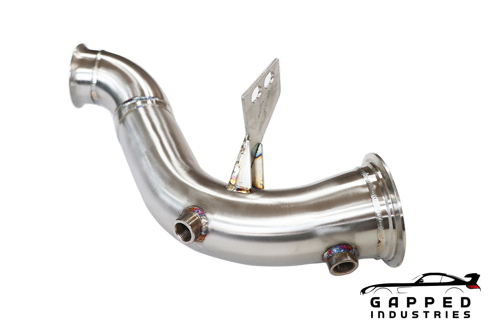 C200 C250 C300 W205 Mercedes-Benz Downpipe Full View