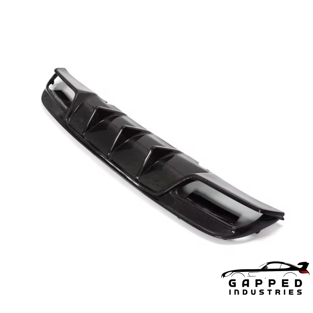 C63 Facelift Diffuser Carbon Fiber Side