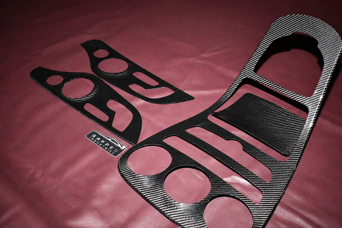 Carbon Fiber C-class C63 AMG Interior W205 M177 (2015-2023) Gloss Finish Top Side View