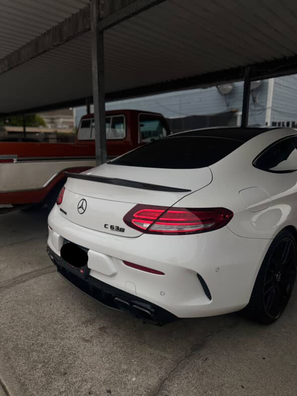 C63s Spoiler on Car