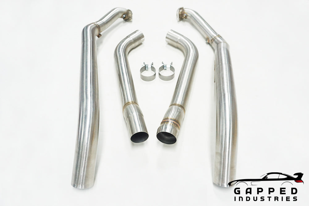 W212 E63 AMG 2Matic Downpipe Full View
