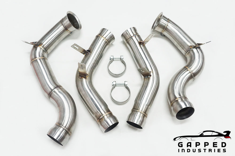 W213 E63 AMG Downpipes Full View