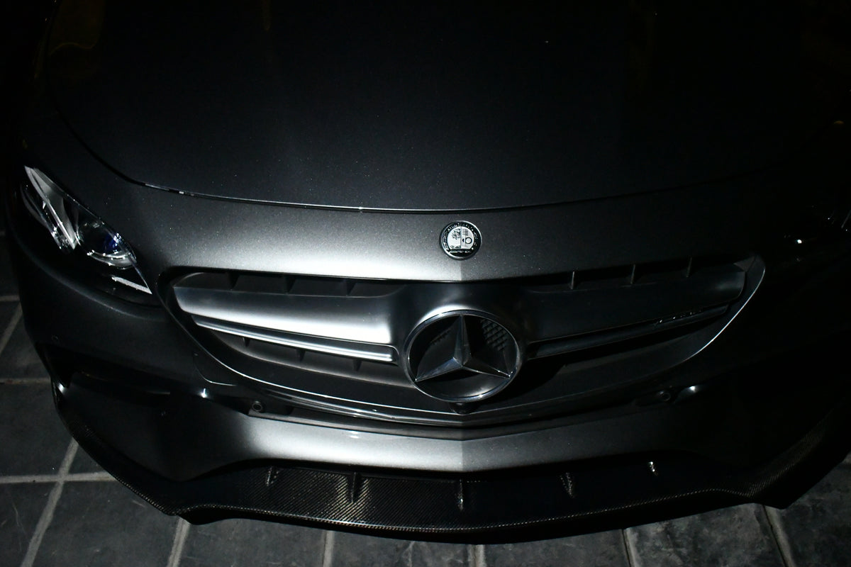 E63s Carbon Front Lip on Car Front