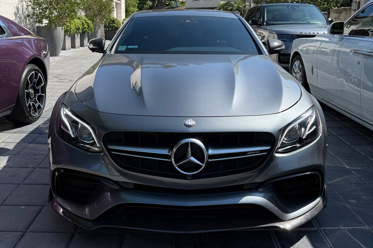 E63s Front Lip on Car Front Down