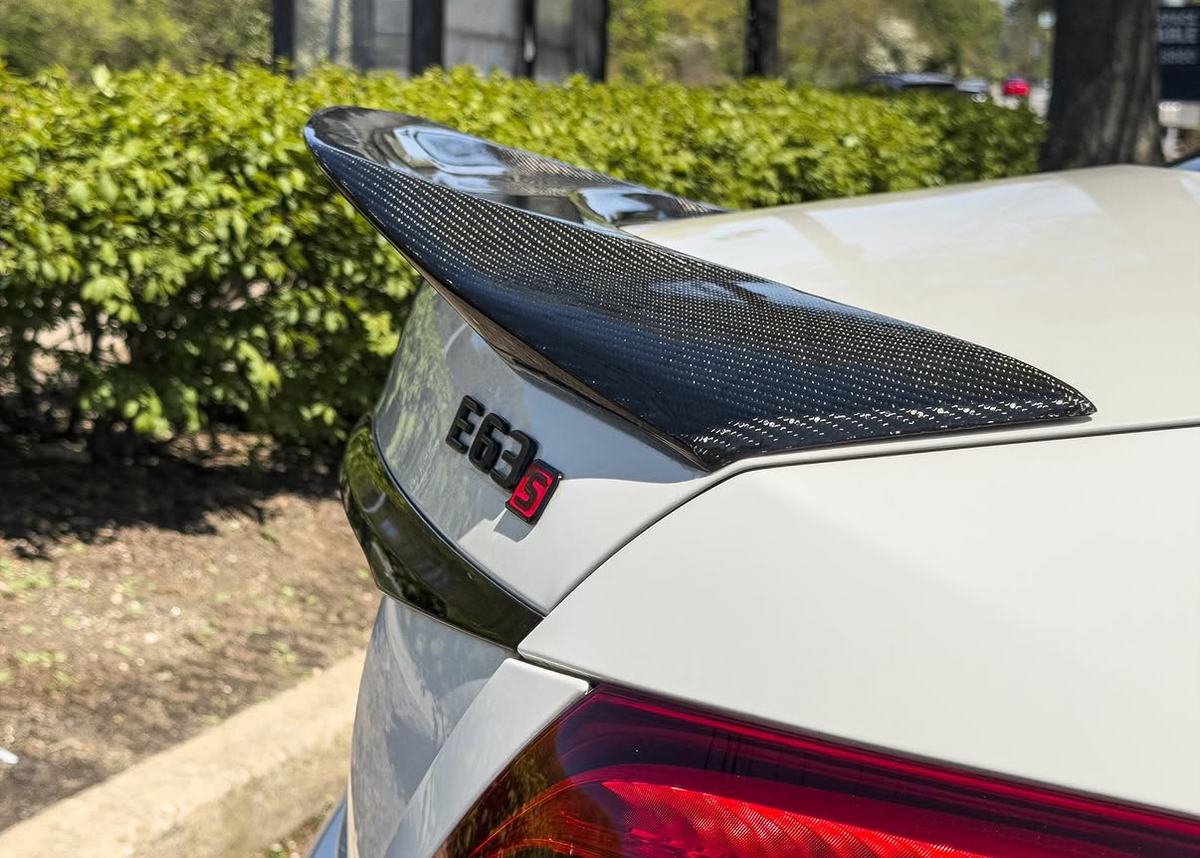 E63s W213 Carbon Spoiler On Car Side