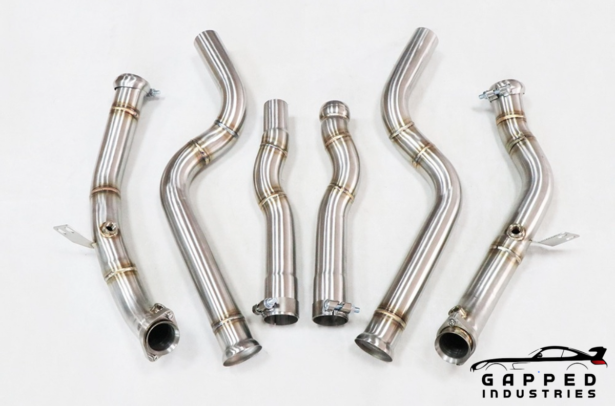 Mercedes CLS 550 M278 Catless Downpipes Full
