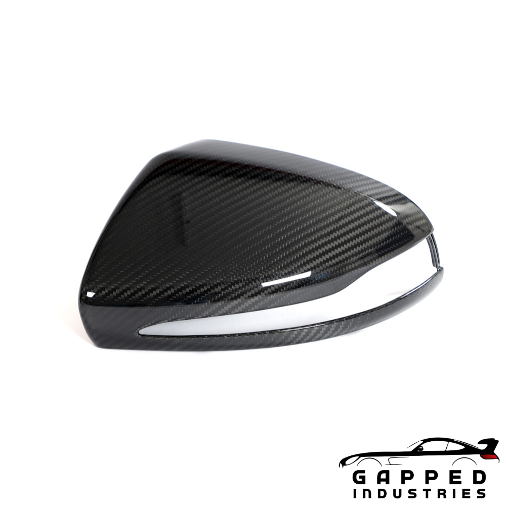 Universal Carbon Fiber Mirror Caps Single