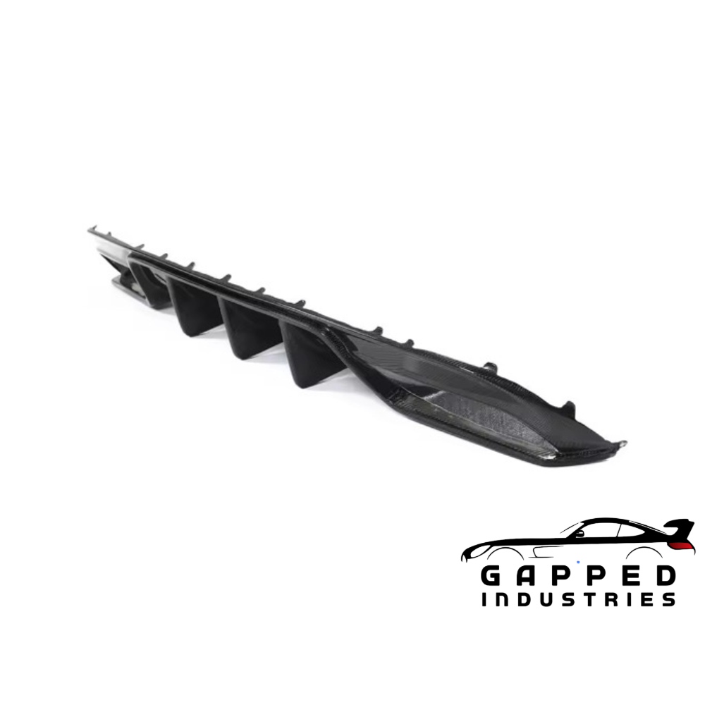 W205 C63 Carbon Fiber Diffuser Facelift 2019-2023 side