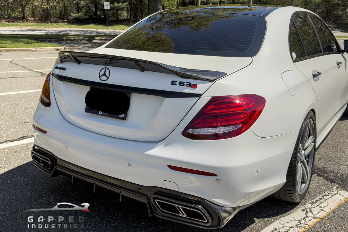 W213 E63s Carbon Fiber Rear Spoiler Gapped Industries Design
