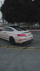 C63 Downpipes Burnout